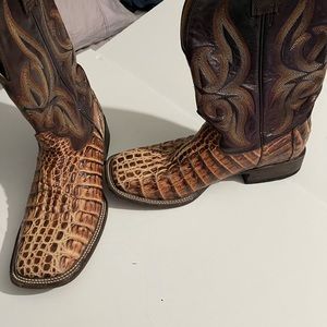 Stetson caiman boots size 9 1/2 d